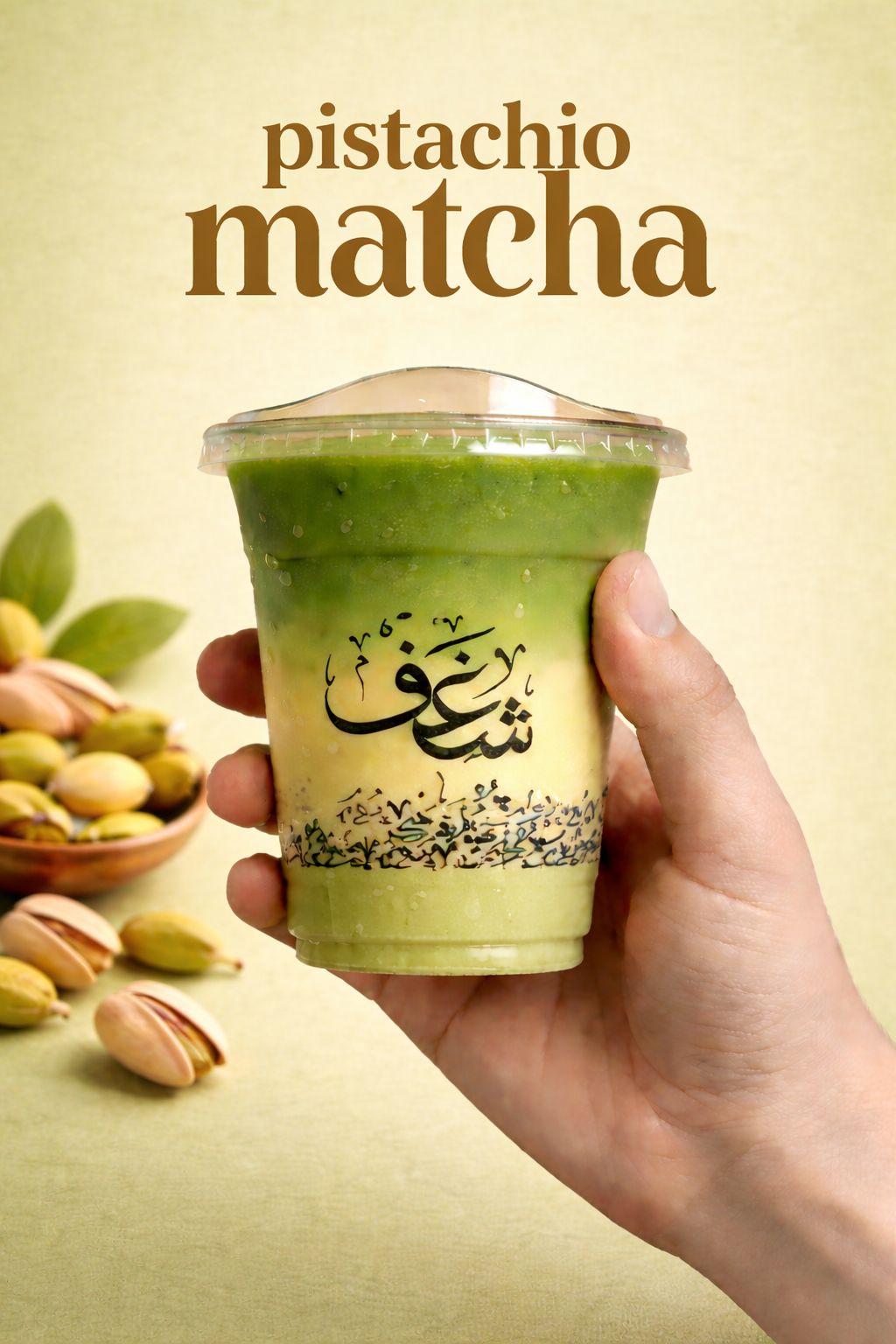 Pistazien Matcha Latte