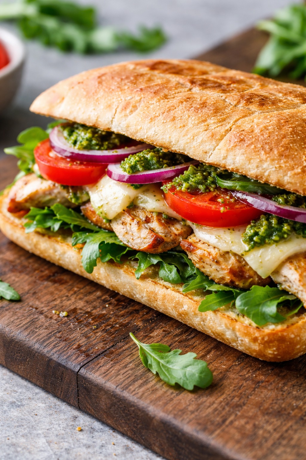Shaghf Italienisches Hähnchen Sandwich